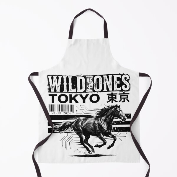 Item preview, Wild Ones Tokyo — Urban Streetwear Horse Graphic v2 designed and sold by CornishPixiPony.