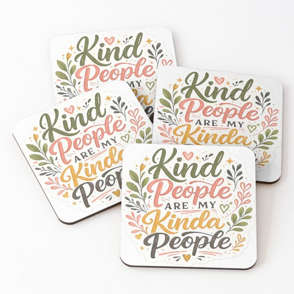 Item preview, Kind People Are My Kinda People Retro Daisy Aesthetic Tee designed and sold by MUSA'S.