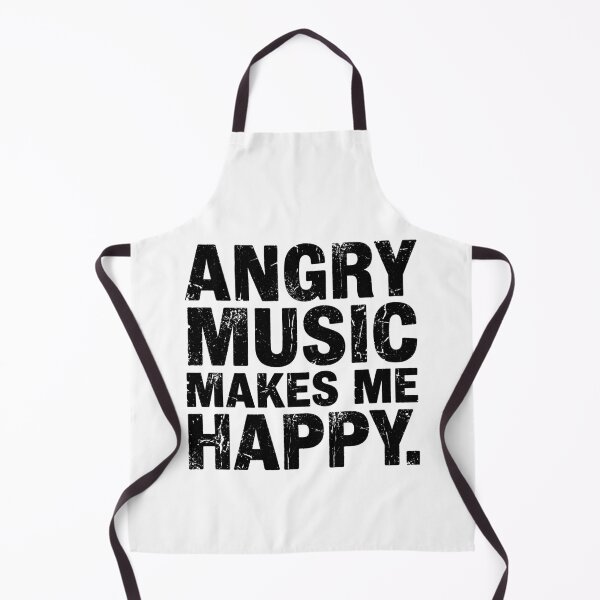 Item preview, Angry Music Makes Me Happy Rock Music Lover Metal Fan designed and sold by Doodleoub.