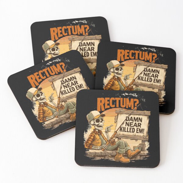 Item preview, Rectum Damn Near Killed em! Funny Old Times Design designed and sold by DarkRelicStudio.