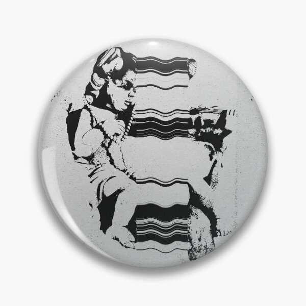 Item preview, Canorous Cherub in Distorted Black and White designed and sold by Empathetic-Psychopath.