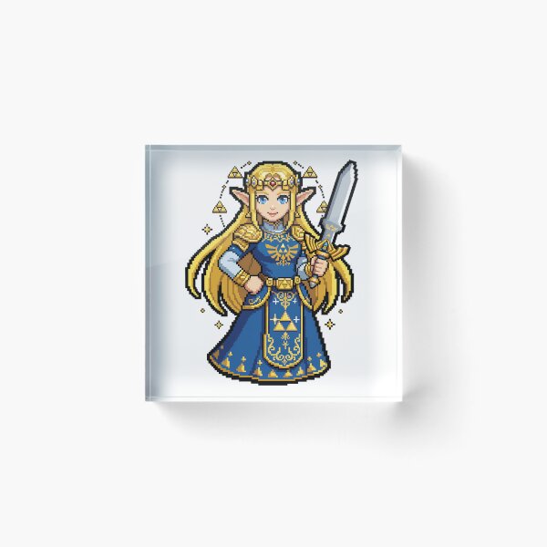 Item preview, Warrior Princess Pixel Art – Epic Fantasy designed and sold by teamzeta.