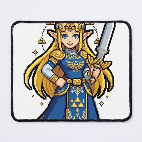 Item preview, Warrior Princess Pixel Art – Epic Fantasy designed and sold by teamzeta.