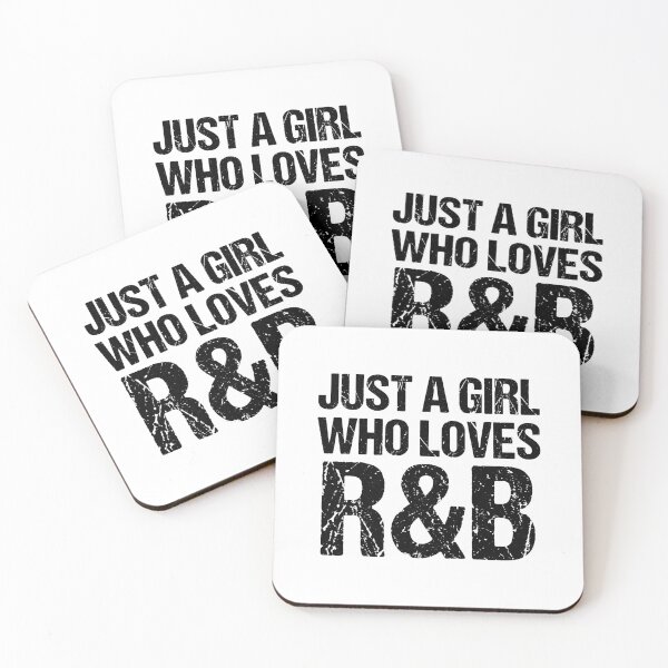 Item preview, Just A Girl Who Loves R&B Rhythm And Blues Music Fan designed and sold by Doodleoub.