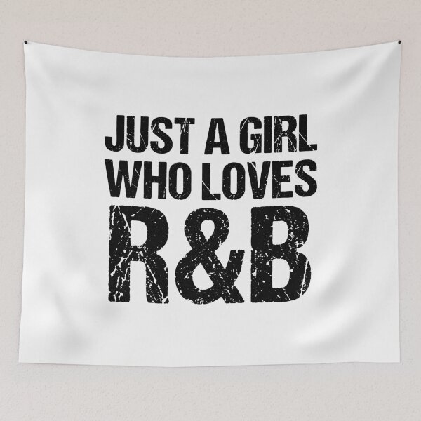 Item preview, Just A Girl Who Loves R&B Rhythm And Blues Music Fan designed and sold by Doodleoub.