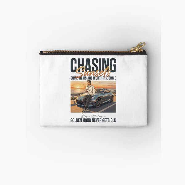 Item preview, Chasing Sunsets | Premium Automotive Streetwear | Golden Hour Drive Graphic Tee designed and sold by SAJ Design Studio.