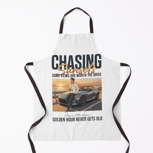 Item preview, Chasing Sunsets | Premium Automotive Streetwear | Golden Hour Drive Graphic Tee designed and sold by SAJ Design Studio.