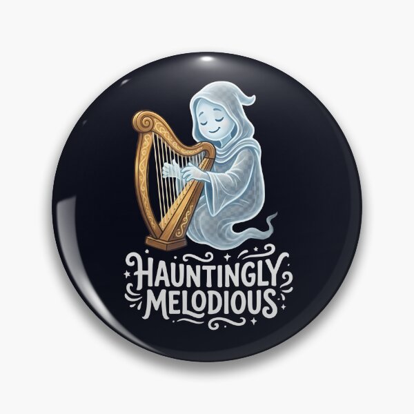 Artikelvorschau, Hauntingly melodious - A little ghost playing harp entworfen und verkauft von ParadoxParadox.