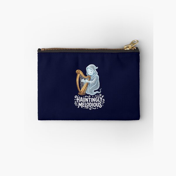 Item preview, Hauntingly melodious - A little ghost playing harp designed and sold by ParadoxParadox.
