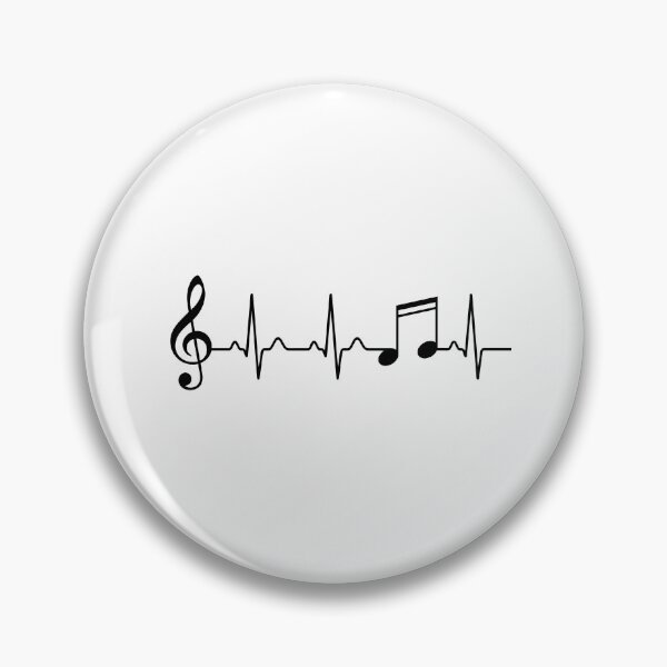 Item preview, Music Heartbeat Rhythm Treble Clef Notes Musician designed and sold by Doodleoub.