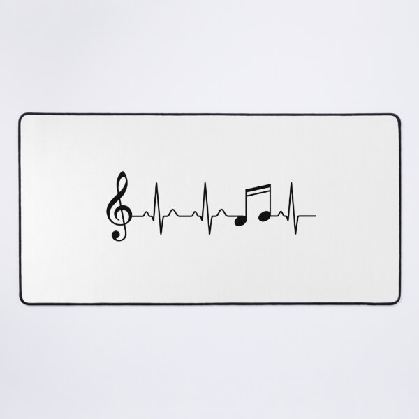 Item preview, Music Heartbeat Rhythm Treble Clef Notes Musician designed and sold by Doodleoub.