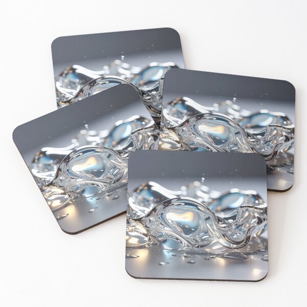 Item preview, Abstract Liquid Glass Metal Splash Sculpture designed and sold by BetweenForms.
