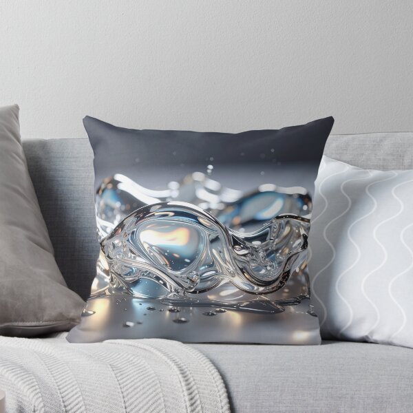Item preview, Abstract Liquid Glass Metal Splash Sculpture designed and sold by BetweenForms.