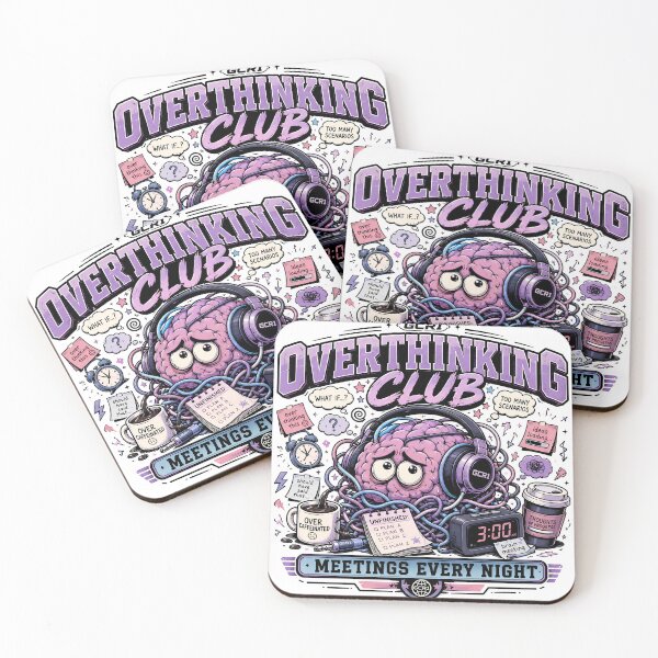 Item preview, GCR1 Overthinking Club – Meetings Every Night designed and sold by GCR1.