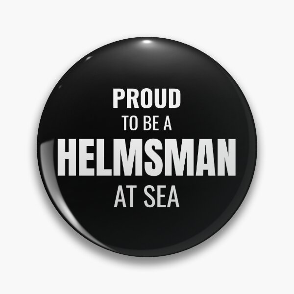 Item preview, Proud to be a Helmsman at Sea (White) designed and sold by ShipCrewNation.