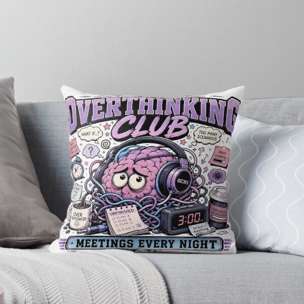 Item preview, GCR1 Overthinking Club – Meetings Every Night designed and sold by GCR1.