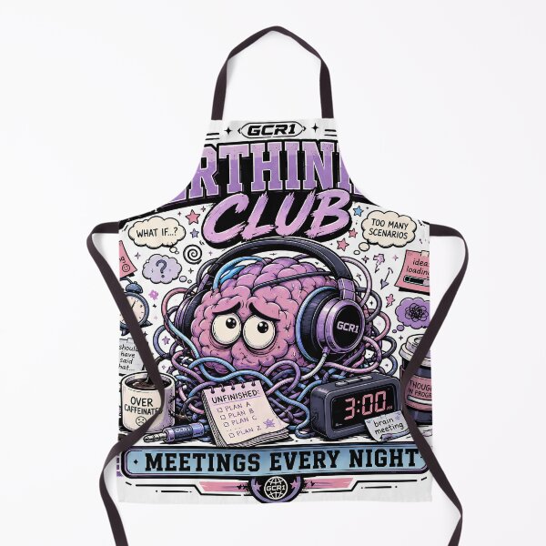 Item preview, GCR1 Overthinking Club – Meetings Every Night designed and sold by GCR1.