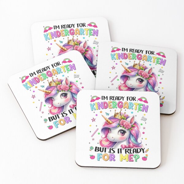 Item preview, I'm Ready for Kindergarten Unicorn First Day of School Girls T-Shirt designed and sold by ChockletBoy.