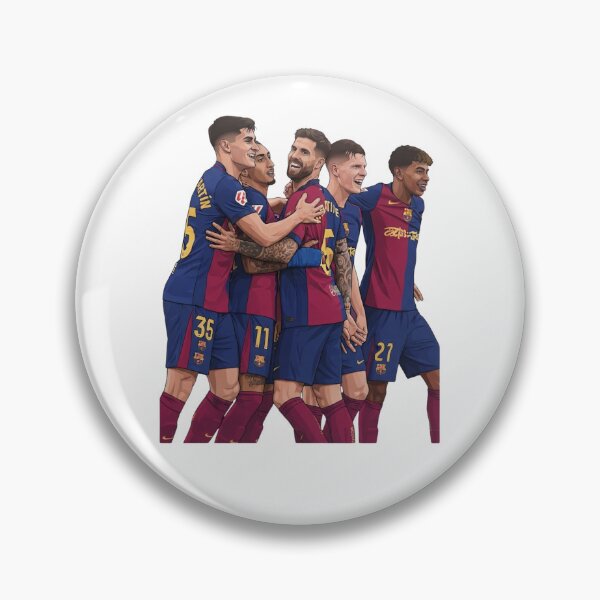 Item preview, From left to right, here are the FC Barcelona players featured in the illustration: designed and sold by annaarthk.
