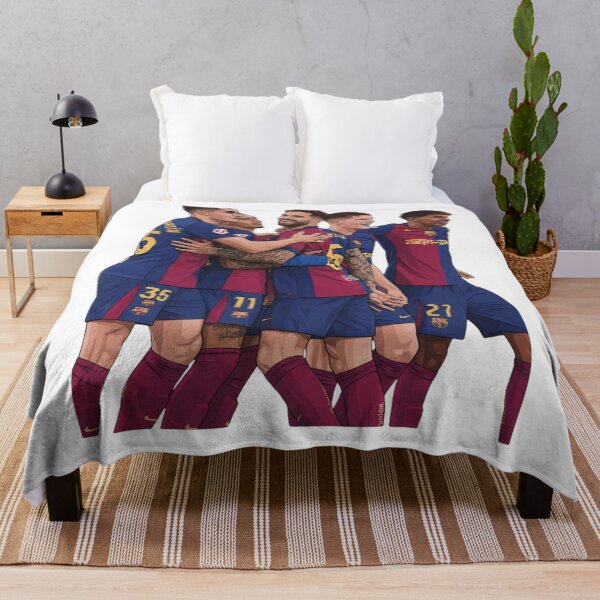 Item preview, From left to right, here are the FC Barcelona players featured in the illustration: designed and sold by annaarthk.