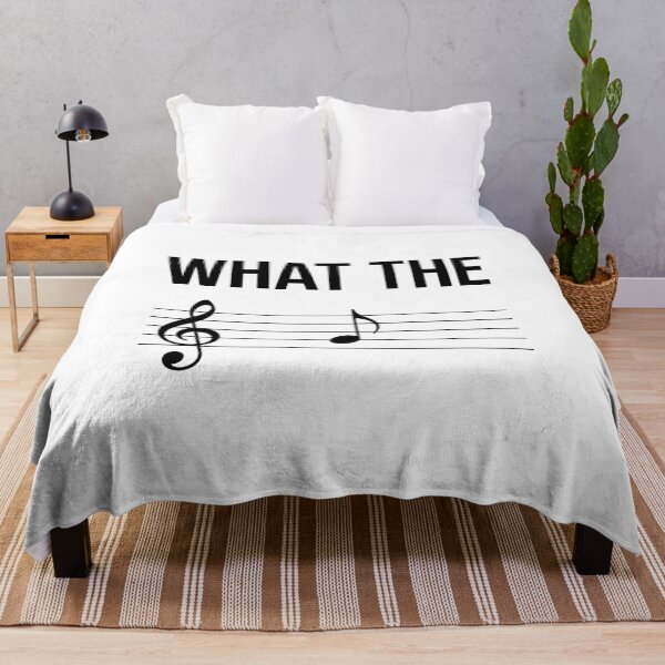 Item preview, What The F Music Musician Funny Humor Gift designed and sold by Doodleoub.