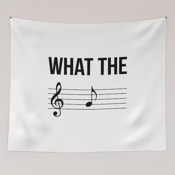 Item preview, What The F Music Musician Funny Humor Gift designed and sold by Doodleoub.
