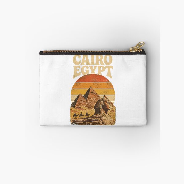 Item preview, Vintage Cairo Egypt Travel Art – Pyramids and Desert Souvenir designed and sold by AMICO77.