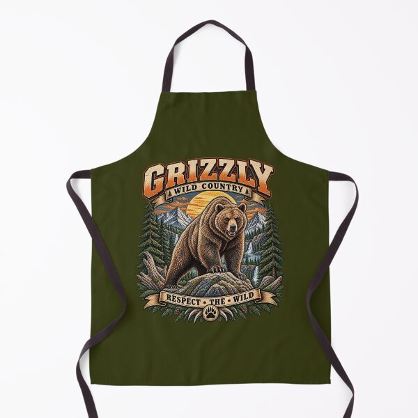 Item preview, Grizzly Wild Country designed and sold by KrungiT Design .