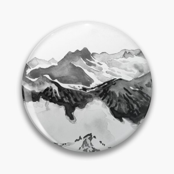 Item preview, Black and white mountains - At the summit of Courchevel - 3 Valleys designed and sold by Anais-Mrn.