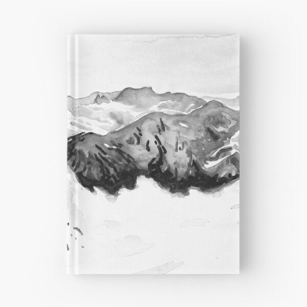 Item preview, Black and white mountains - At the summit of Courchevel - 3 Valleys designed and sold by Anais-Mrn.