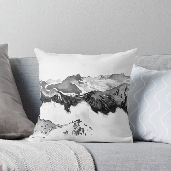 Item preview, Black and white mountains - At the summit of Courchevel - 3 Valleys designed and sold by Anais-Mrn.