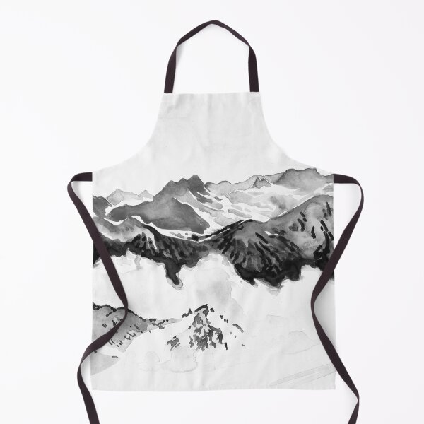 Item preview, Black and white mountains - At the summit of Courchevel - 3 Valleys designed and sold by Anais-Mrn.