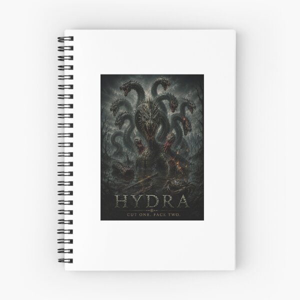 Item preview, HYDRA — CUT ONE. FACE TWO. | Greek Mythology Art designed and sold by Pop, Culture and Stuff.