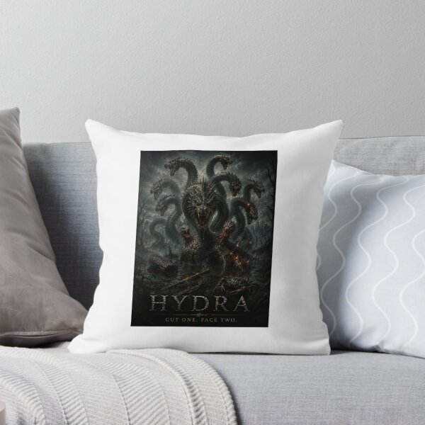 Item preview, HYDRA — CUT ONE. FACE TWO. | Greek Mythology Art designed and sold by Pop, Culture and Stuff.