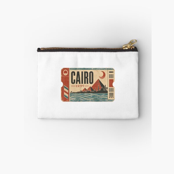Item preview, Vintage Cairo Egypt Travel Art – Pyramids and Desert Souvenir designed and sold by AMICO77.