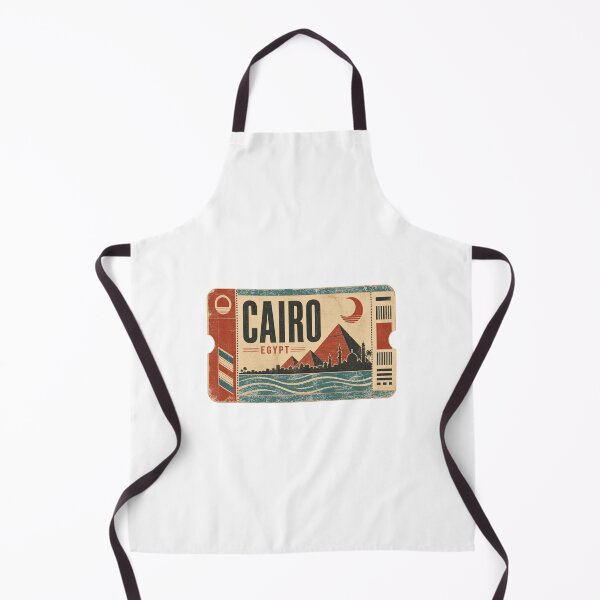 Item preview, Vintage Cairo Egypt Travel Art – Pyramids and Desert Souvenir designed and sold by AMICO77.