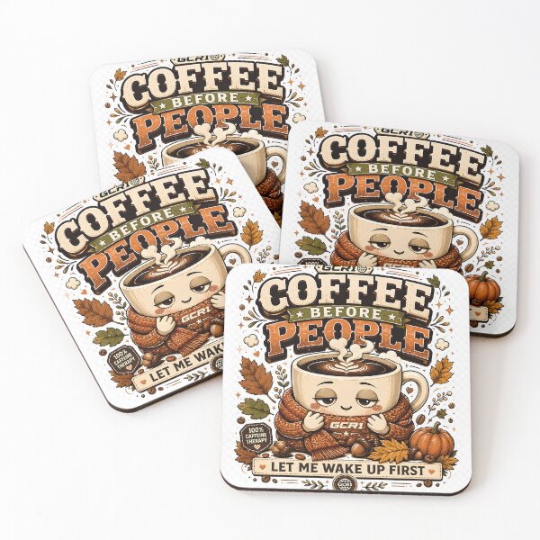 Item preview, GCR1 Coffee Before People – Let Me Wake Up First designed and sold by GCR1.