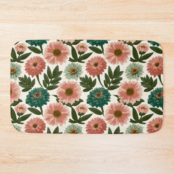 Item preview, Blooming Zinnia Print  - Flower Bouquet Pattern - Gifts For Guys designed and sold by RoyalStarsPatts.