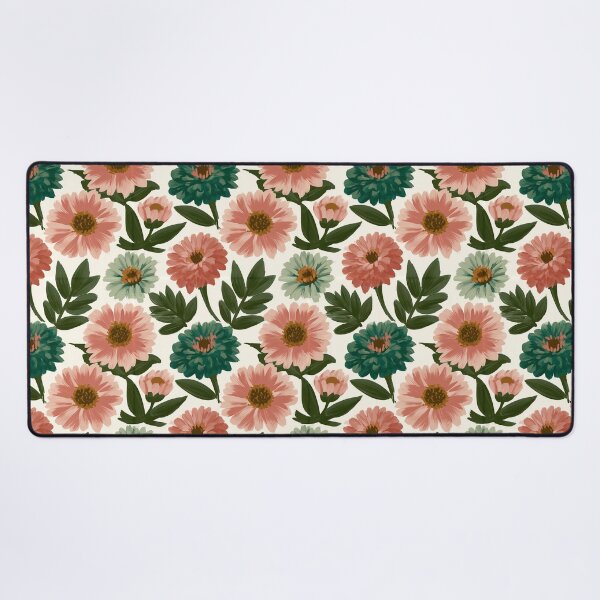 Item preview, Blooming Zinnia Print - Flower Bouquet Pattern - Gifts For Guys designed and sold by RoyalStarsPatts.