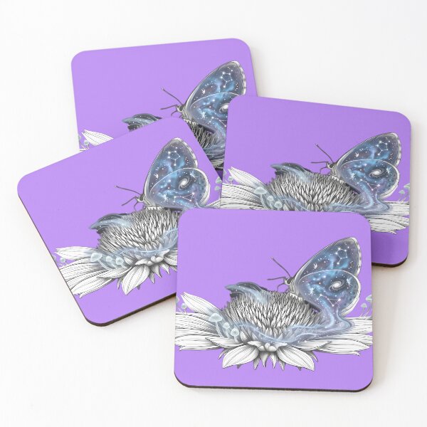 Item preview, Celestial Galaxy Butterfly on Magic Flower designed and sold by Fairytale_Flowers.