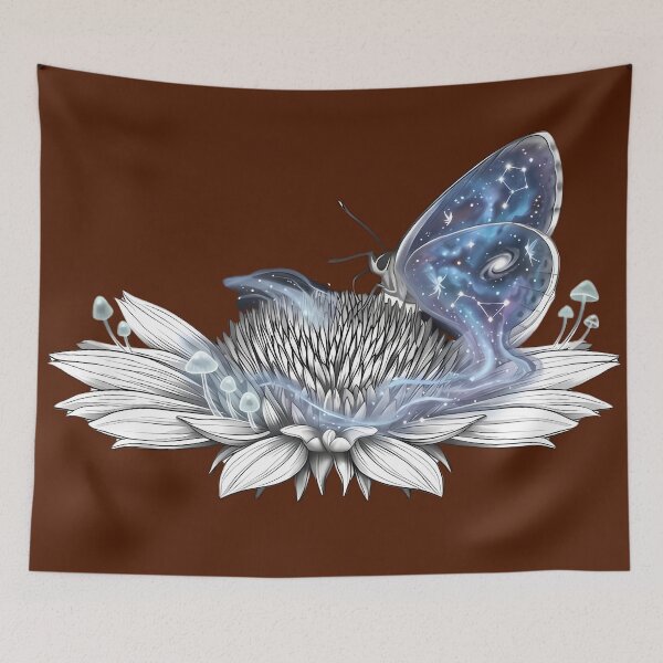 Item preview, Celestial Galaxy Butterfly on Magic Flower designed and sold by Fairytale_Flowers.