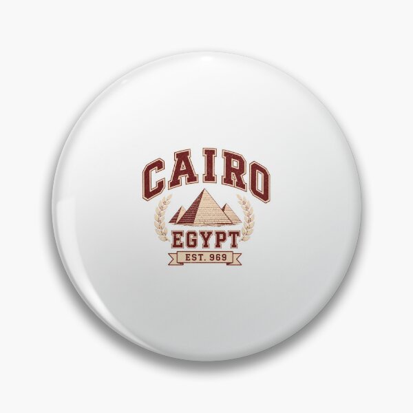 Item preview, Vintage Cairo Egypt Travel Art – Pyramids and Desert Souvenir designed and sold by AMICO77.