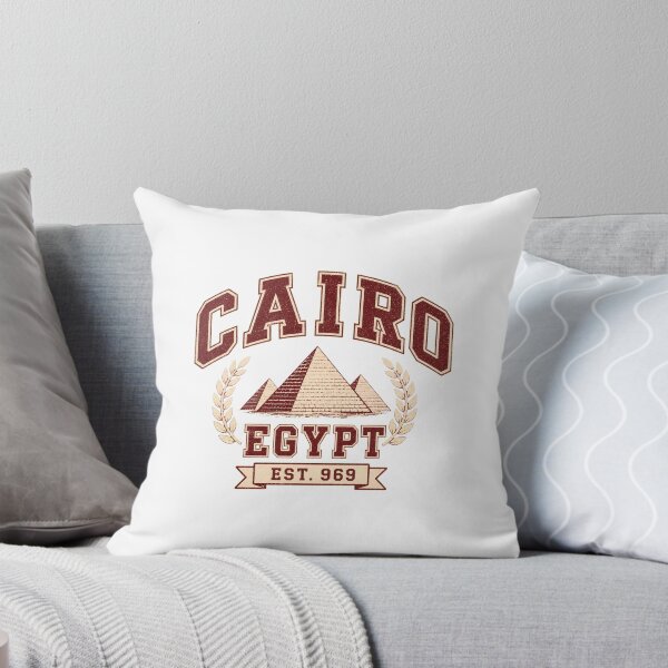 Item preview, Vintage Cairo Egypt Travel Art – Pyramids and Desert Souvenir designed and sold by AMICO77.