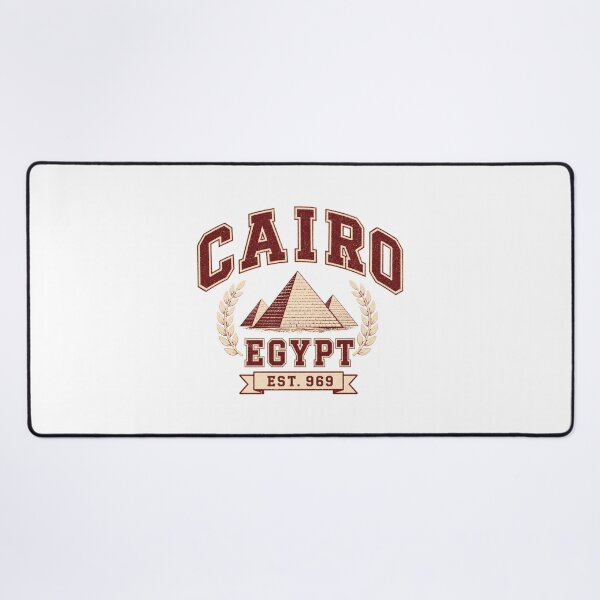 Item preview, Vintage Cairo Egypt Travel Art – Pyramids and Desert Souvenir designed and sold by AMICO77.