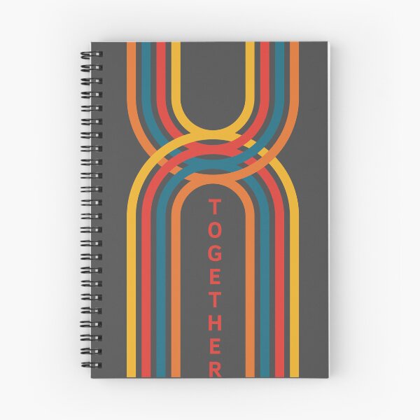 Item preview, Together Retro Rainbow Stripes Graphic designed and sold by eMKa82.
