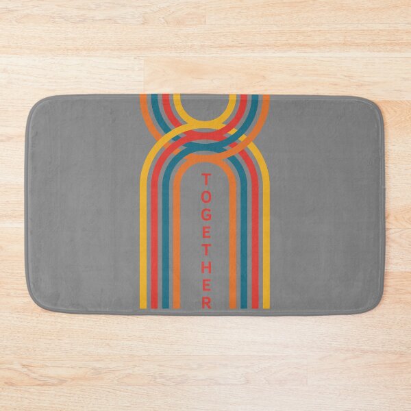 Item preview, Together Retro Rainbow Stripes Graphic designed and sold by eMKa82.