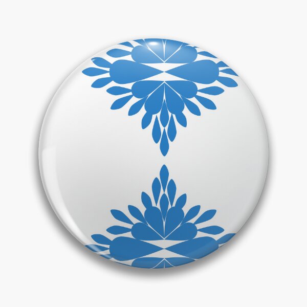 Item preview, Minimalist Blue Ornamental Tile Pattern with Geometric Floral Motifs, Decorative Vector Background designed and sold by Ei-Ei.