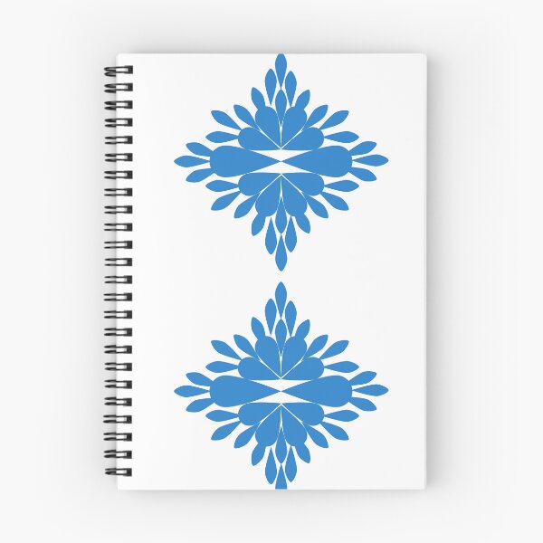 Item preview, Minimalist Blue Ornamental Tile Pattern with Geometric Floral Motifs, Decorative Vector Background designed and sold by Ei-Ei.