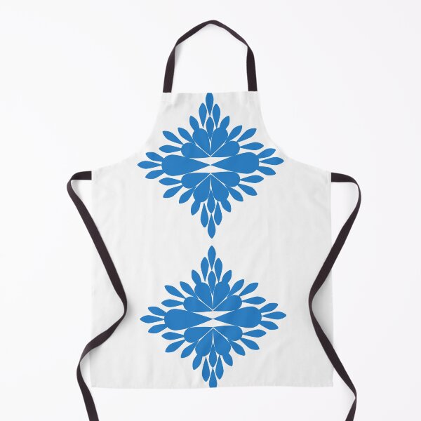 Item preview, Minimalist Blue Ornamental Tile Pattern with Geometric Floral Motifs, Decorative Vector Background designed and sold by Ei-Ei.