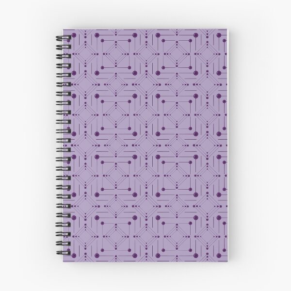 Item preview, Geometric pattern with dark purple eyes on a light purple background designed and sold by Cherevan.